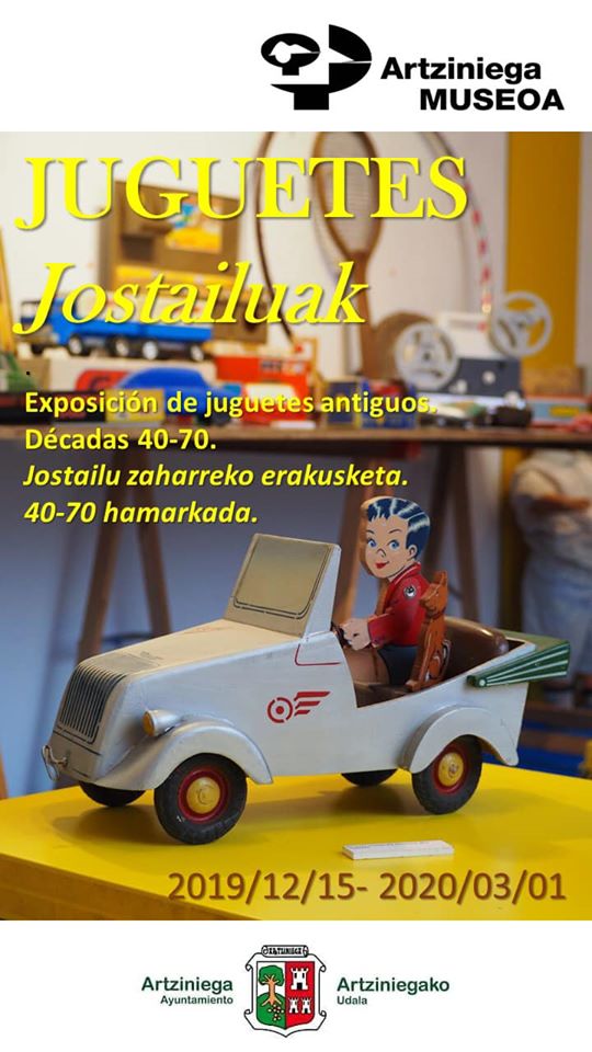 ANTZINAKO JOSTAILUAK-JUGUETES ANTIGUOS  DECADAS 40-80 HAMARKADAK